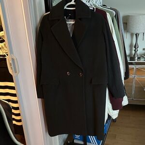 H&M Classic Black Trench Coat